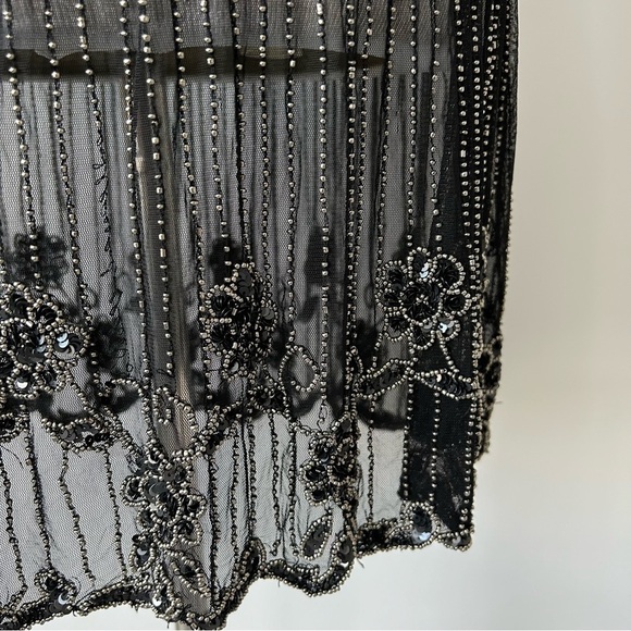 1920’s Inspired Beaded Sheer Dress Overlay - Picture 5 of 9